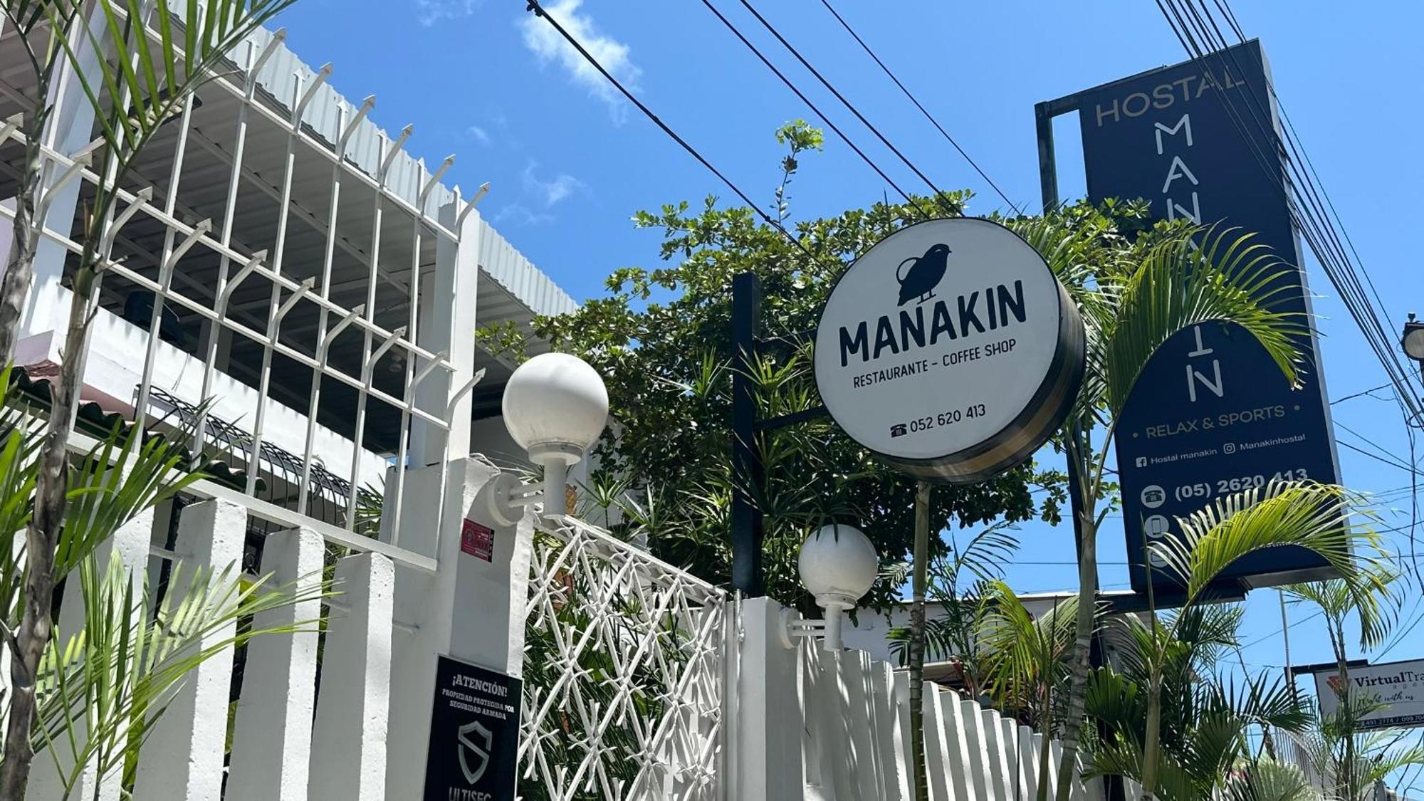 Manakin Hostal & Resto Манта Екстериор снимка
